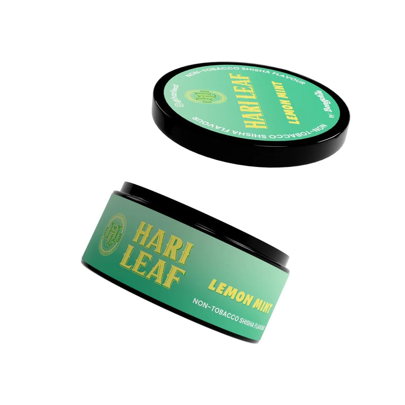 Hari Leaf Premium Herbal Hookah Molasses — Lemon Mint (3 Pack)