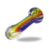 Glass Chillum - 9cm Handmade Borosilicate Glass Artisan Tobacco Pipe