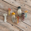 Glass Chillum - 9cm Handmade Borosilicate Glass Artisan Tobacco Pipe