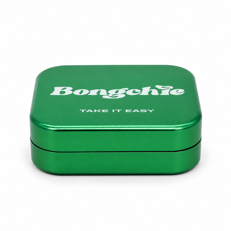 Bongchie Drip Aluminium Grinder | 2-Piece Precision Herb Crusher
