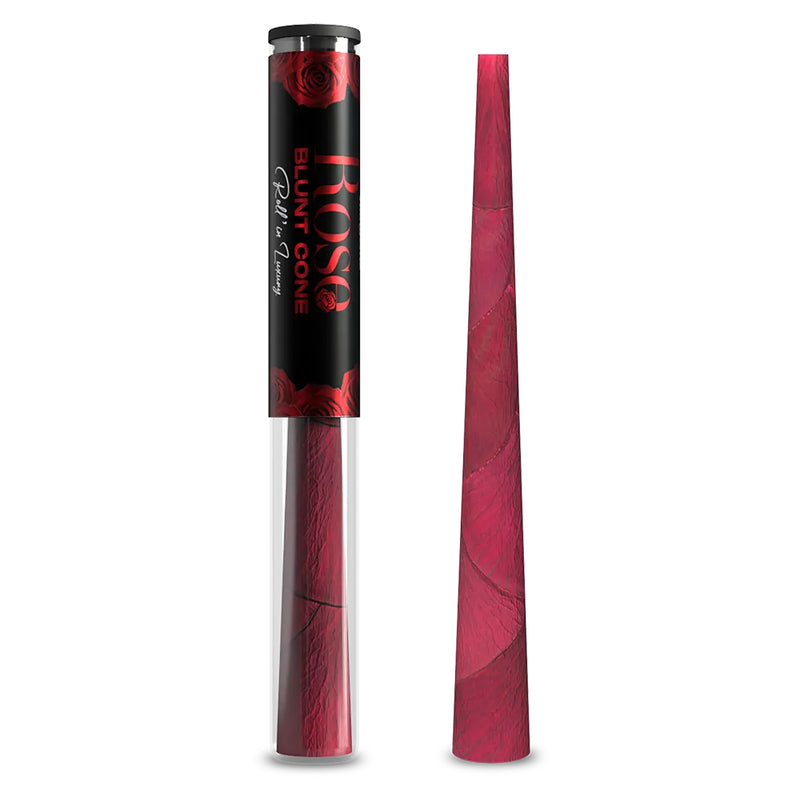 Bongchie Rose Blunt | Premium Natural Rose Petal Pre-Rolled Cone