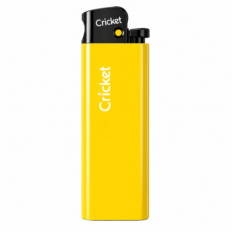 Cricket ED1 Mini Classic Flint Lighter — Yellow 012C