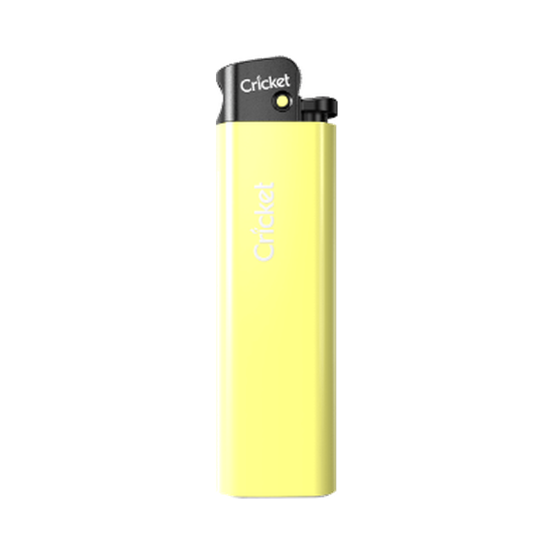 Cricket ED1 Pastel Series Flint Lighter — Pastel Yellow