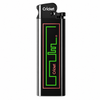 Cricket ED1 Retro Gaming C16 Black Flint Lighter — Print 01