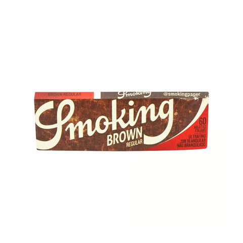 Smoking Brown Regular, Smoking rolling paper, Unbleached (Regular, 25)